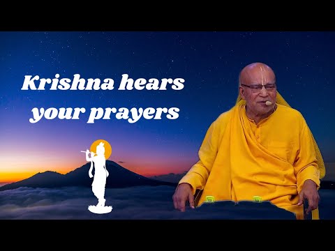 24th Jan. '24 | H.H. Subhag Swami Maharaj | Krishna hears your prayers | ISKCON Chowpatty Mumbai.