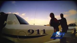 Body cam footage shows woman attacking Chickasha officers