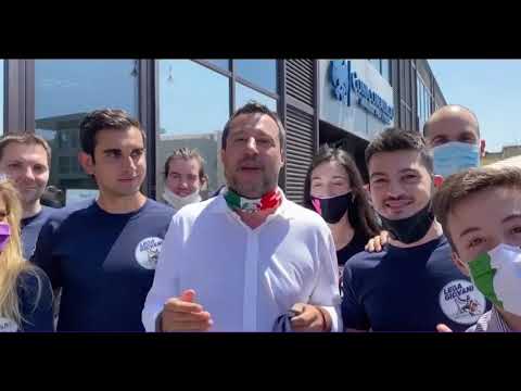 Salvini: "Tra 80 giorni Susanna Ceccardi sarà il sindaco di tutti i toscani" (07.07.20)