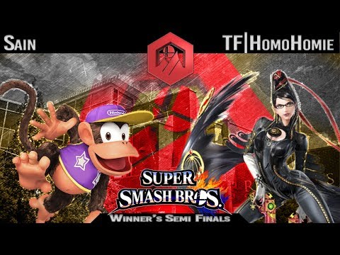 SotR Spring 2018 #1 - Sain (Diddy Kong) vs TF|HomoHomie (Bayonetta) - Winner's Semi Finals