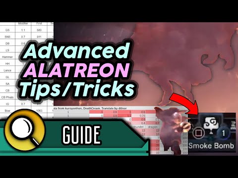 Advanced Alatreon Tips - Smoke Bombs, Dragon Weapons, Damage Modifiers and Other Tricks | MHW IB