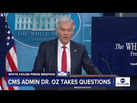 HAPPENING SOON: Dr. Oz holds White House press briefing