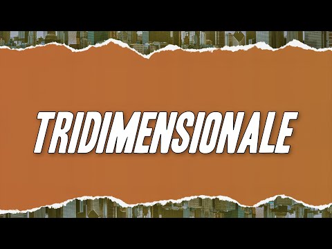 Biagio Antonacci - Tridimensionale ft. Benny Benassi (Testo)