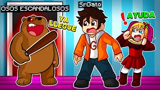 Download lagu ¡ESCAPAMOS DE LA CASA DE LOS OSOS ESCANDALOSOS! 😨 🐻 😭 | ¿NOS ATRAPA? SRGATO EN MINECRAFT TROLL mp3