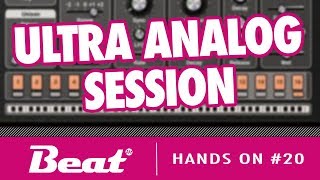 Video thumbnail for Synthesizer Sound Demo: AAS Ultra Analog Session (Vollversion auf Beat DVD) | Hands On #20 by Beat Magazin