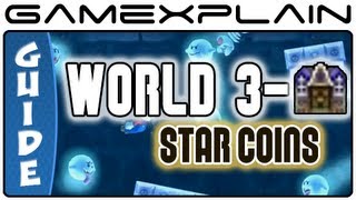 New Super Mario Bros. U - Sparkling Waters-Haunted Shipwreck Star Coins Guide