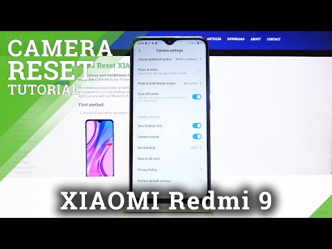 How to Reset Camera Settings in Xiaomi Redmi 9 – Camera Options