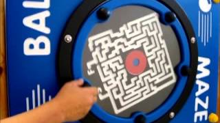 Ball Maze Square Freestanding Panel video thumbnail 1