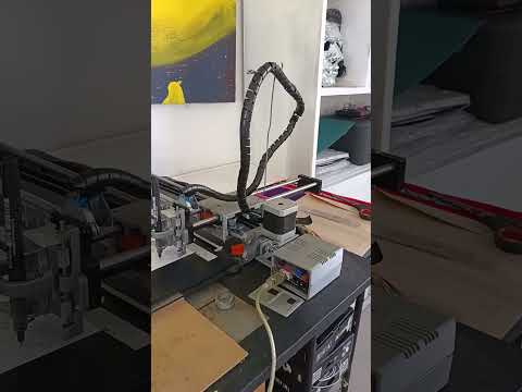 Penplotter en Juana Koslay. Tecnopoeticas en San Luis