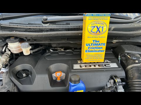 Adding Extralube ZX1 to Honda CR-V engine