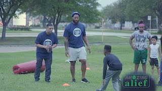 Hometown NFL Pro Bowler Coaches Alief Kids to Be MVPs on & off the Field