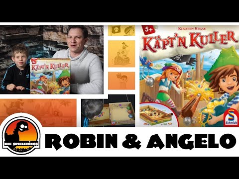 Robin und Angelo stellen vor Käpt'n Kuller Kinderspiel ab 5 Jahren Schmidt