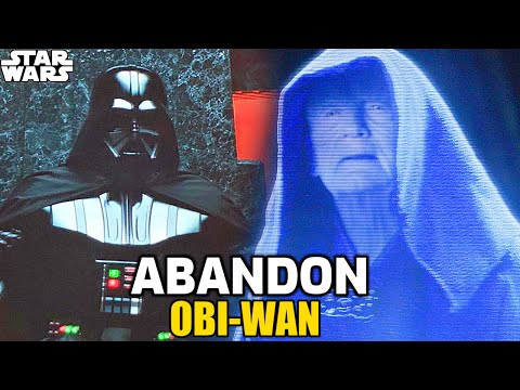 Why Palpatine Told Vader to Stop Looking For Obi-Wan - Star Wars Explained