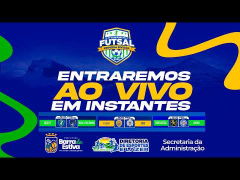 21º CAMPEONATO DE FUTSAL DE BARRA DA ESTIVA 1ª DIVISÃO 2026 7ª RODADA  (SABADO) #barradaestiva