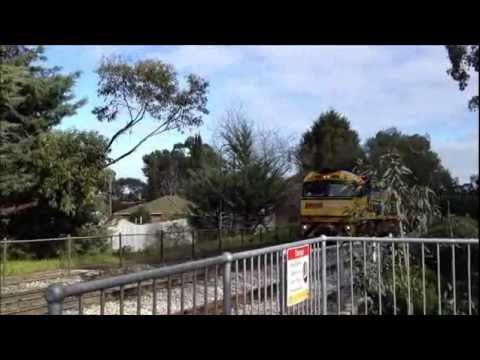 Pacific National freight train 3PM6 at Coromandel. 10-8-2012.