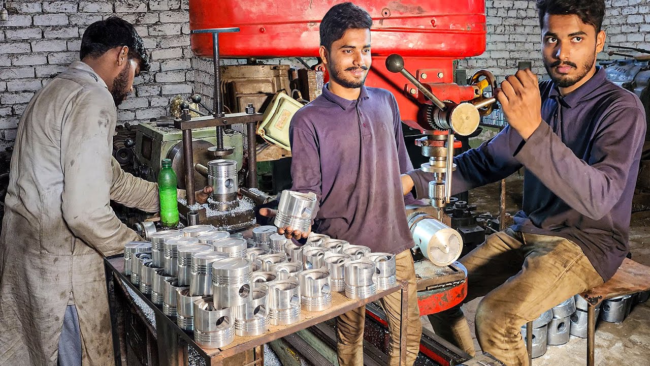 Manufacturing of Truck Engine Pistons: From Cast Iron to Perfection | Production Truck Engine Piston