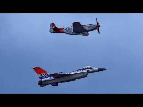 P-51 and F-16