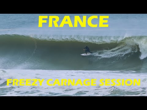 CRAZY FREEZY SESSION IN HOSSEGOR FRANCE (23 janvier 2023)