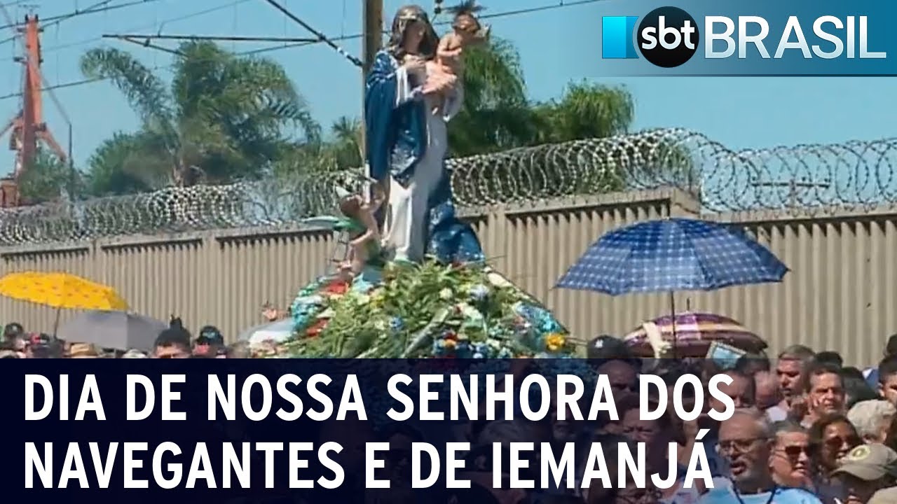Celebrações marcam Dia de Nossa Senhora dos Navegantes e de Iemanjá | SBT Brasil (02/02/24)