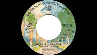 1977 HITS ARCHIVE: Thunder In My Heart - Leo Sayer