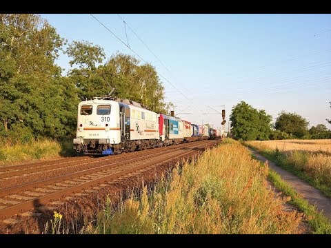 [50 Jahre Kombiverkehr] Lokomotion 139 135-8 und 185 665-7 mit Jubiläumszug bei Karlstein