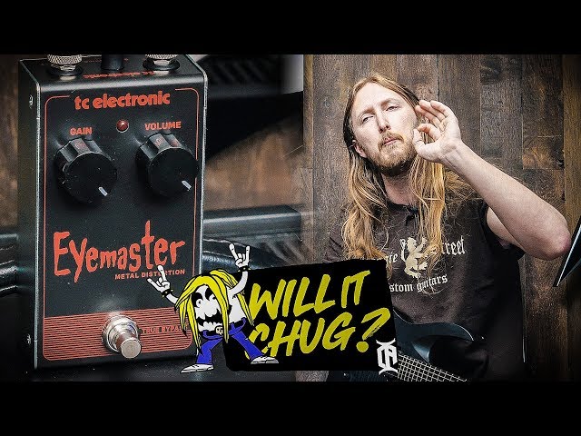 Vídeo relacionado con TC Electronic EYEMASTER METAL DISTORTION Pedal de distorsión de metal que golpea el cráneo con interfaz de 2 perillas para ganancia insana