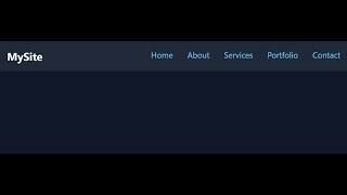 Split Hover Navbar