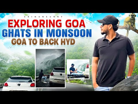 GOA TO BACK HYDERABAD EP-3 || VIA AMBOLI GHAT  || TELUGU VLOGS || SRIMANSUNNY