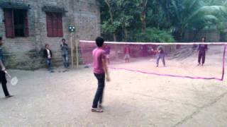 preview picture of video 'Badminton in village'