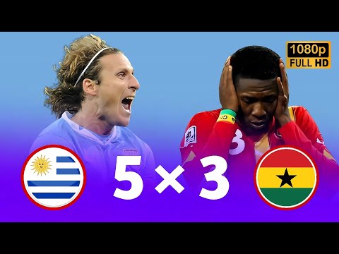 نار يا حبيبي نار 🔥🔥 الأوروغواي × غانا ربع نهائي كأس العالم 2010 وجنون رؤوف خليف جودة عالية 1080p