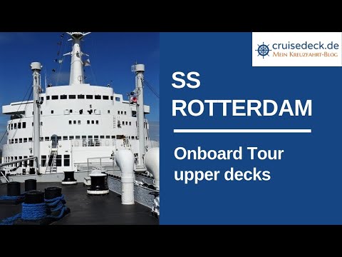 Exciting onboard visit on  SS ROTTERDAM - upper decks [#e8]