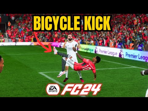 FC 24: How to Bicycle Kick in EA Sports FC 24 - Flair Shot 