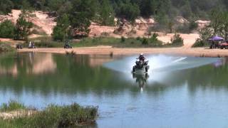 preview picture of video 'Girl skims at sand hill atv'