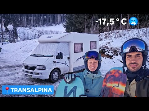 Am campat pe Transalpina iarna| Cu autorulota la -17,5 °C