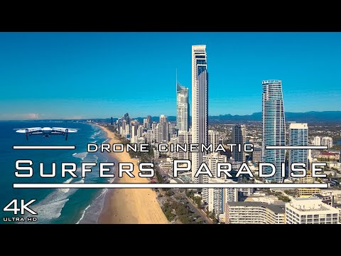 【4K】Aerial view of Surfers Paradise on the Gold Coast in Queensland 🇦🇺 Australia – Part II