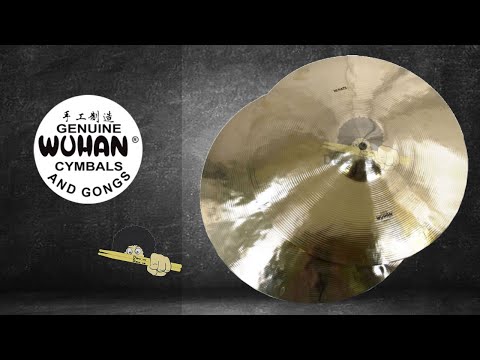 Hi Hat 13" Wuhan Cymbals Tradicional Séries • D'Groove Acessórios