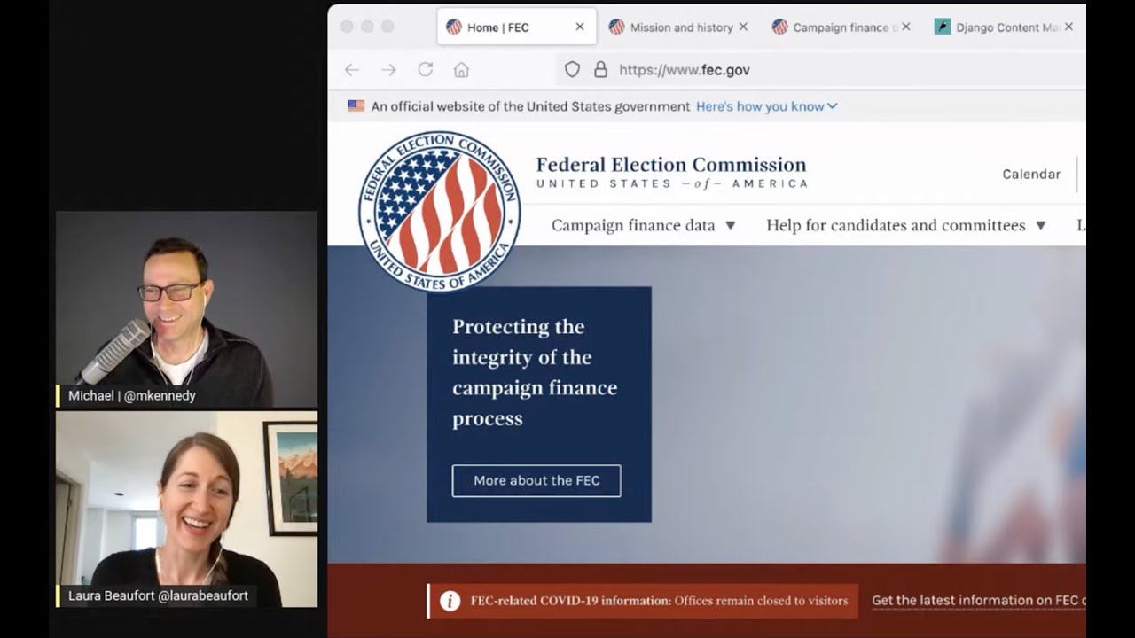 Python and Flask at the US Federal Election Commission