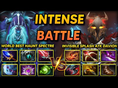 INTENSE CARRY BATTLE | WORLD BEST HAUNT CARRY SPECTRE VS. INVISIBLE SPLASH ATTACK DRAGON KNIGHT DOTA