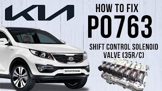 Test & Fix P0763 Shift Control Solenoid Valve "C" Electrical (35R/C) | KIA Sportage (SL) 2011-16