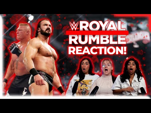 Girls who don’t watch men’s wrestling react to #WWE Royal Rumble 2020! 