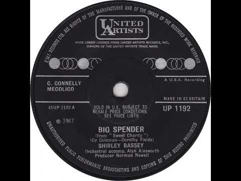 UK New Entry 1967 (245) Shirley Bassey - Big Spender