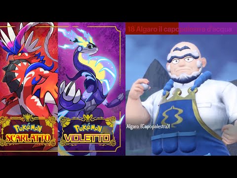 Pokemon Scarlatto e Violetto 18 Algaro il capopalestra d'acqua