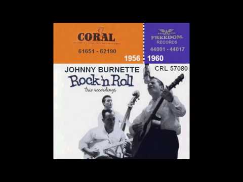 Johnny Burnette Coral 45 RPM Records - 1956 - 1960