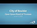 06 10 26 Open Space Board Of Trustees Meeting