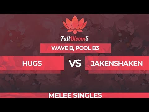 HugS vs Jakenshaken - Melee Singles Pool B3: Winners Final - Full Bloom 5