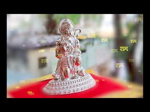 Pavanputra Lord Hanuman Idol/Murti in Sterling Silver video