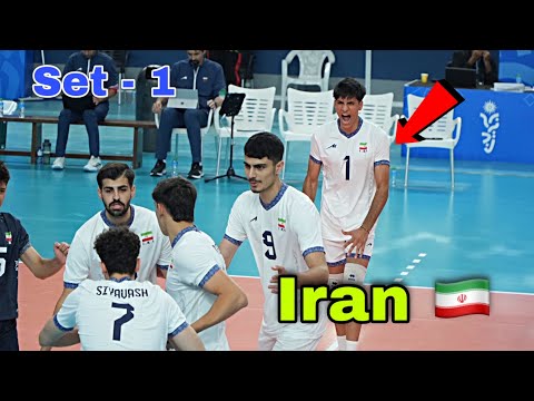 One Man Show 🇮🇷 Iran Vs Mongolia 🇲🇳 Set - 1 | Men’s Volleyball | Youth Asian Games - 2025