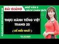 Thực hành tiếng Việt trang 20 Ngữ văn lớp 8 Chân trời sáng tạo
