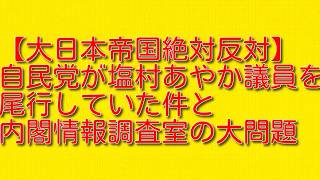 【大日本帝国絶対反対】自民党が塩村あやか議員を尾行していた件と内閣情報調査室の大問題
