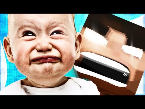 MIC-CHEWING 9 YEAR OLD TROLLED BY HEROBRINE!! (MINECRAFT HEROBRINE TROLLING)